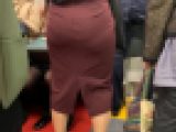 【デカ尻！ボテ尻！】長身の最高級のデカ尻パンティーライン！ボテ尻が最高のおかず！【385】