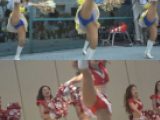 超高画質FHD動画 アイドルチアガール達のアンスコ食い込みケツ＆股間をどうぞご堪能下さいNO-1NO-2セット商品