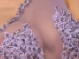 溢れる妖艶。スケスケドレスにフィギュアばりの水着モデル