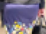 お姉さんの後ろ姿　８１　OL　巨尻　ネイビー　タイトスカート