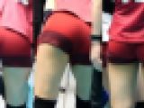 Wバレーボール大会 赤ユニ 動画 12 高画質
