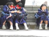 制服姿の女のコを撮影しました！！２５