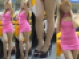 美人で巨乳で美脚とすべて揃ったギャル