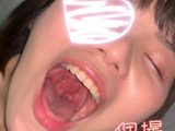 【個人撮影】ハスキーボイスな長ベロ娘の喉ちんこいじりと嗚咽　はるみ【Y-182】
