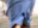 お姉さんの後ろ姿　１０８　OL　巨尻　階段上り　ブルー　タイトスカート