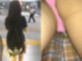 ウブ毛まで撮られちゃった部活帰りJCちゃんのマンスジ観察♪