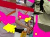 レース系ブラ？乳◯◯起おっぱい販◯員さん、可愛い声～(P限定fullversion))