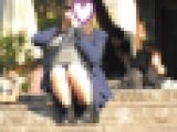 制服姿の可愛いコを発見！！（ＦＨＤ）大変です！！パンツが見えてますよ１２