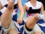 【写真高画質】チア３３　チアはアイドルだった？第三勢力見せパンチアPart.1【はみパン】Kの者