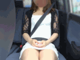 【助手席パンチラ⑥】☆愚直なお姉さんのもち肌太もも！