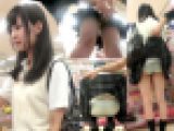 【無修正高画質】前代未聞！危険過ぎる前からめくり！美少女のくっきりスジPお披露目14連めくり42