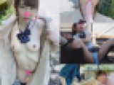 ※1/15限定【J〇露出】自撮り露出中のJ〇に凸してみた／全身性感帯の超早漏マ〇コに28絶頂2発射【個撮】