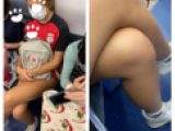 美人お姉さんのエロ過ぎる接近生足美脚248