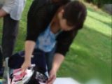 再販  胸チラ 谷間 爆乳