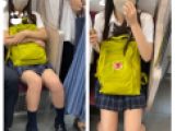 超絶JK風制服S級美女の真上からのエロ過ぎるミニスカ生脚128