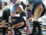 無防備ミニスカ女子の丸見えパンチラ盗撮動画4