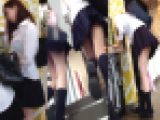 超ミニスカJ○２人の魅惑の生太もも生パンチラ隠し撮り★
