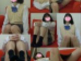 【素人・個人撮影】下着NGの個人撮影会で隠撮　りこちゃん《パンチラ》制服編