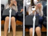 美人お姉さんの対面エロ過ぎるパンスト美脚289