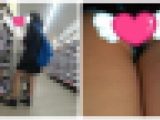 ダックス作品5・制服女子のドアップ水玉！