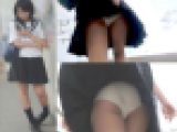 【鬼畜スカートめくり17】～夏服解禁セーラー服美少女を駅の階段で、、、～