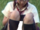 J○ 大股開き 全開パンモロ 超接写撮影