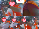 1/10～1/11限定【再販】キャンギャル逆さ風 特別編　顔アップ！ わざとバレ！ それでも強行? 必死にガードするキャンギャル