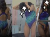 ハイレグ競泳水着っ子