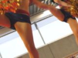 超高画質FHD動画 エロ過ぎるセクシーチアガール！ローアングルからの食い込みアンスコは最高ですNO-1