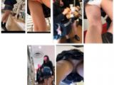 [4K][再販商品]ミニスカJK逆さ撮り3本セット