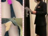 【禁断】ホテルマンのお姉さんのパンチラ盗撮！3
