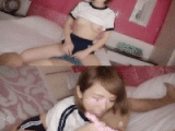 ◆ブルマ×スレンダーくびれの美少女の吸いつきフェラチオ【個人撮影】