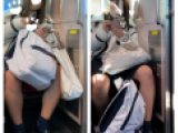 JK風制服美女の対面エロ過ぎるミニスカ生脚191