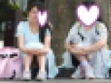 お座りお姉さん発見！！（ＦＨＤ）大変です！！パンツが見えてますよ３９