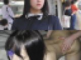《3大特典》【電車痴漢】★10月配信の子と同じ有名私立制服の美少女★超お嬢様にW痴漢を仕掛けたらまさかのTバック★連続2穴発射！