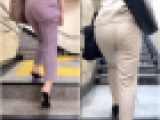 【2名・パンツスーツが醸し出す不思議なエロさ】