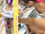 ※10作目記念祝※【店員さん個撮⑩】店員さん胸ちらパンチラ《絵具店・塩店員》
