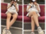 長編シリーズ446 脚を組むお姉さんの対面エロ過ぎる生足美脚