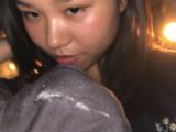 純朴そうなくせにパイパン＆白濁染みパン