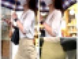 【美人スレンダーOL】レースのタイトスカートでスタイル抜群の美人OL。ボリュームも丁度いいお尻にチンポでガンガン挿入！【555】