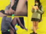 【粘着痴漢】あまりにも抵抗弱々なJKに大胆痴漢行為！連れ込んだトイレで柔らかお口マ○コ＆キツマンを堪能+濃厚中出し！