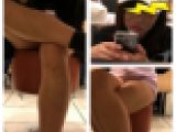長編シリーズ453  脚を組む美人ギャルお姉さんの対面エロ過ぎる生足美脚　前編　