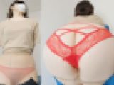 【ワンコイン人妻パンチラ】誰もが知る超有名アパレルショップで日中パートするおばさん