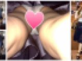 逆さ撮りの瞬間12☆3人セット☆ナプンキン受付嬢現る☆若妻妊婦ティーバック☆（顔有り/フラッシュ撮影/エスカレーター）