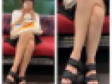 脚を組む美人お姉さんのエロ過ぎる対面生足美脚463
