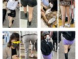 4名の美人お姉さんの超接近のエロすぎるお尻476