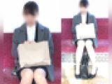 【9/12まで顔出し】天使のように美形なモデル並長身リクスー美女JDのスト越し白【音有り】