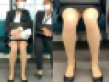 短すぎるリクルートスーツで就活中のスタイル抜群女子大生（後編）