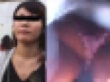 【顔出し】都会の美女のパンティ76