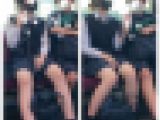 JK風制服S級美女の対面エロ過ぎるミニスカ生脚266 前編
